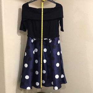 Eshakti Party Dress, off shoulder, 3/4 sleeve